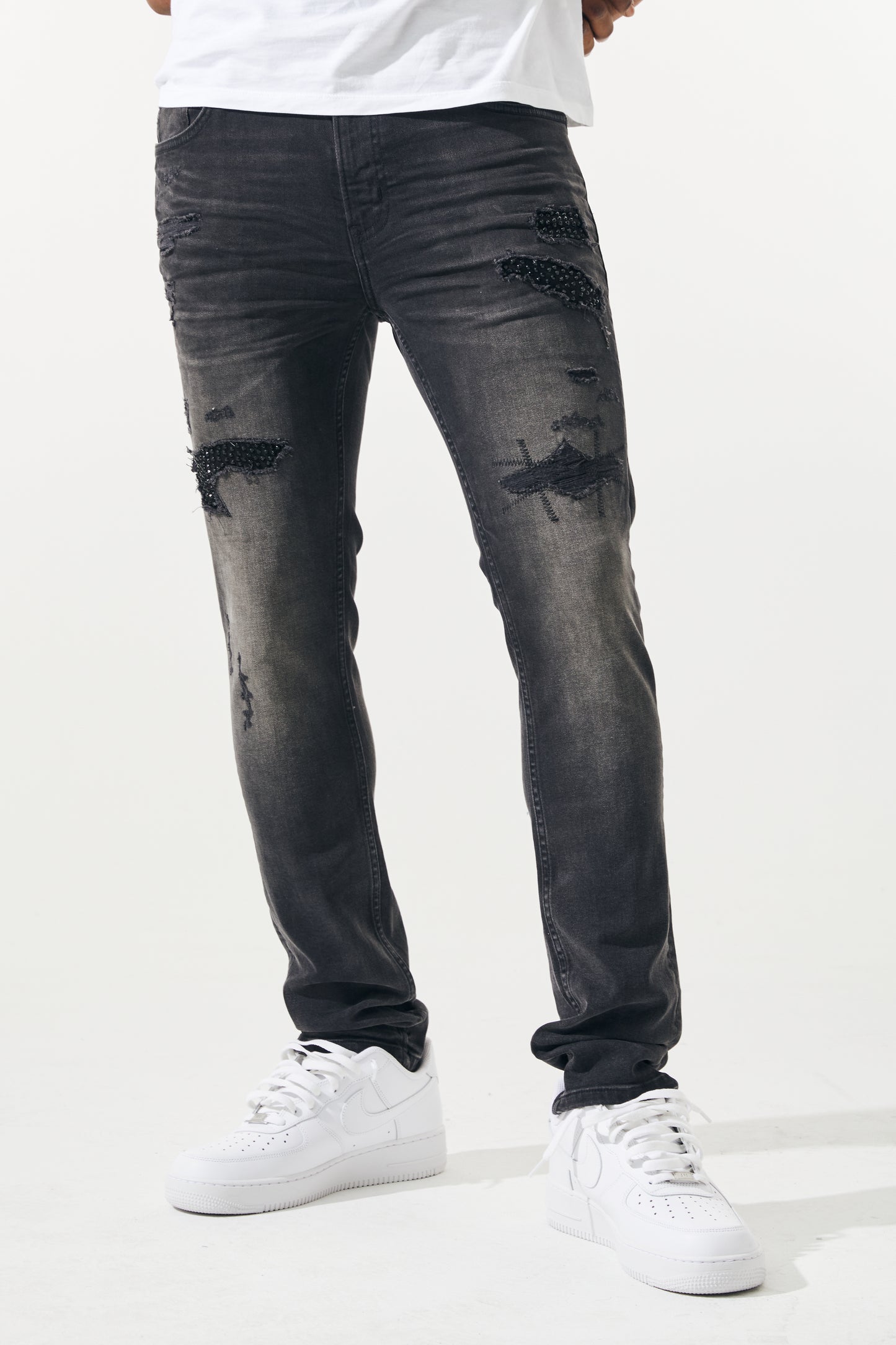 SKINNY - STUD BLACK