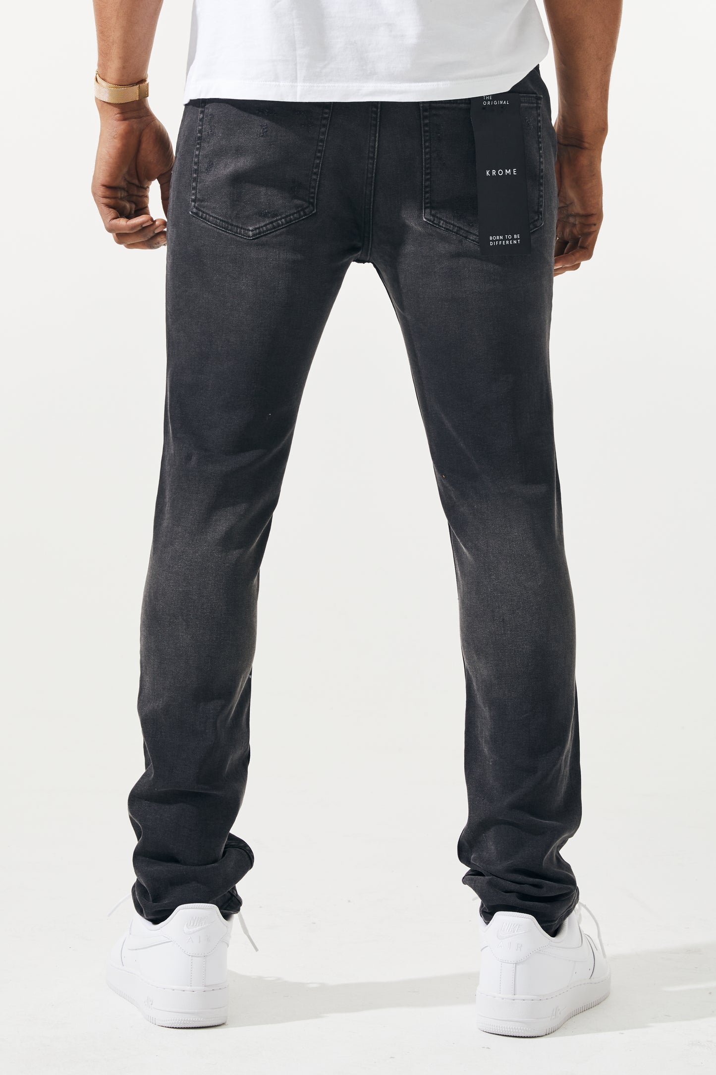 SKINNY - STUD BLACK