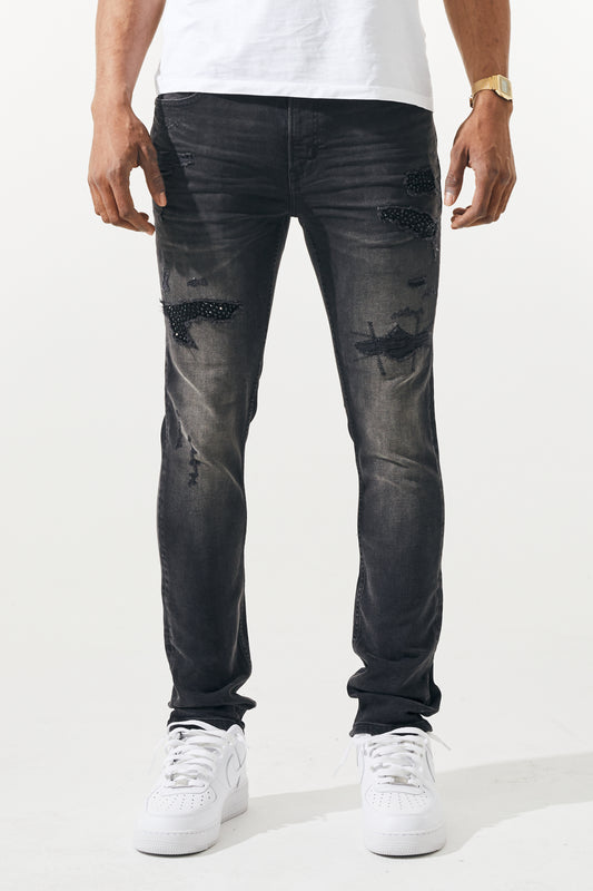 SKINNY - STUD BLACK