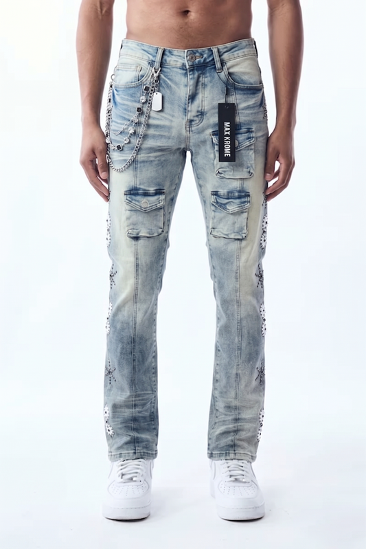 GROOVE JEANS - SAND BLUE