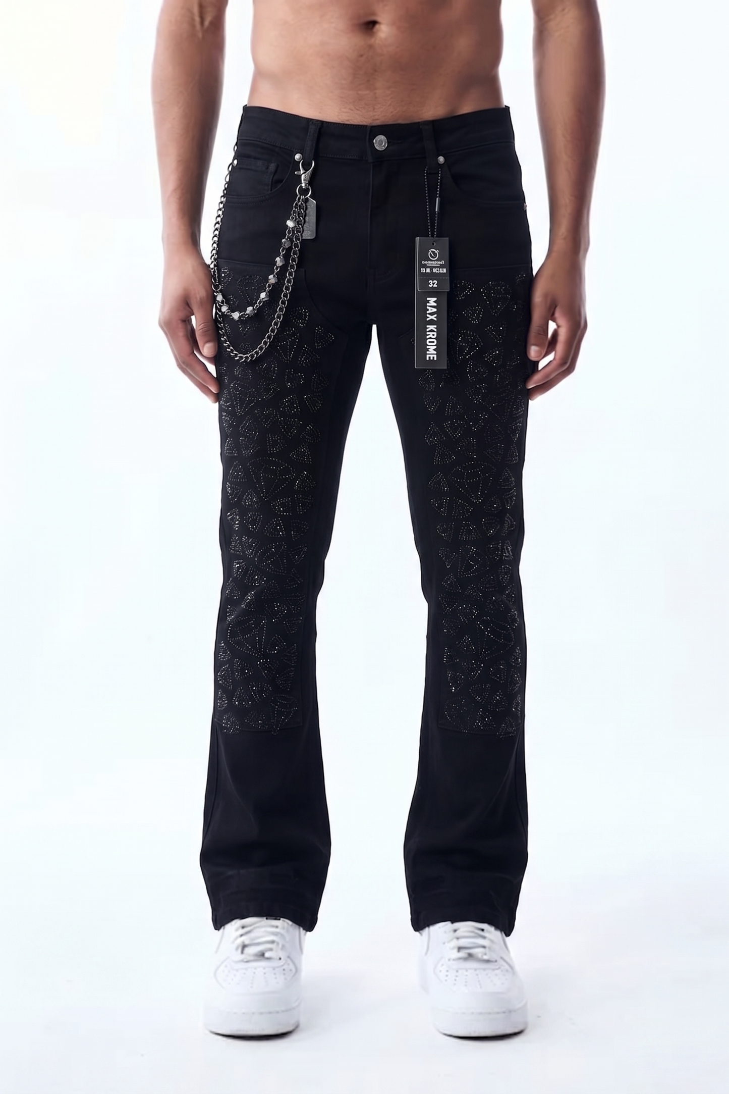 DIAMOND JEANS - BLACK